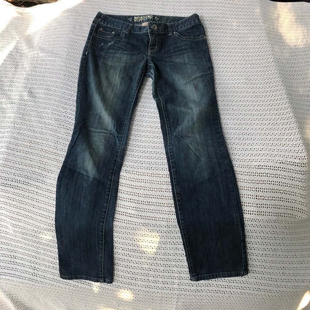 Mossimo Denim Blue Jeans Juniors Size 7